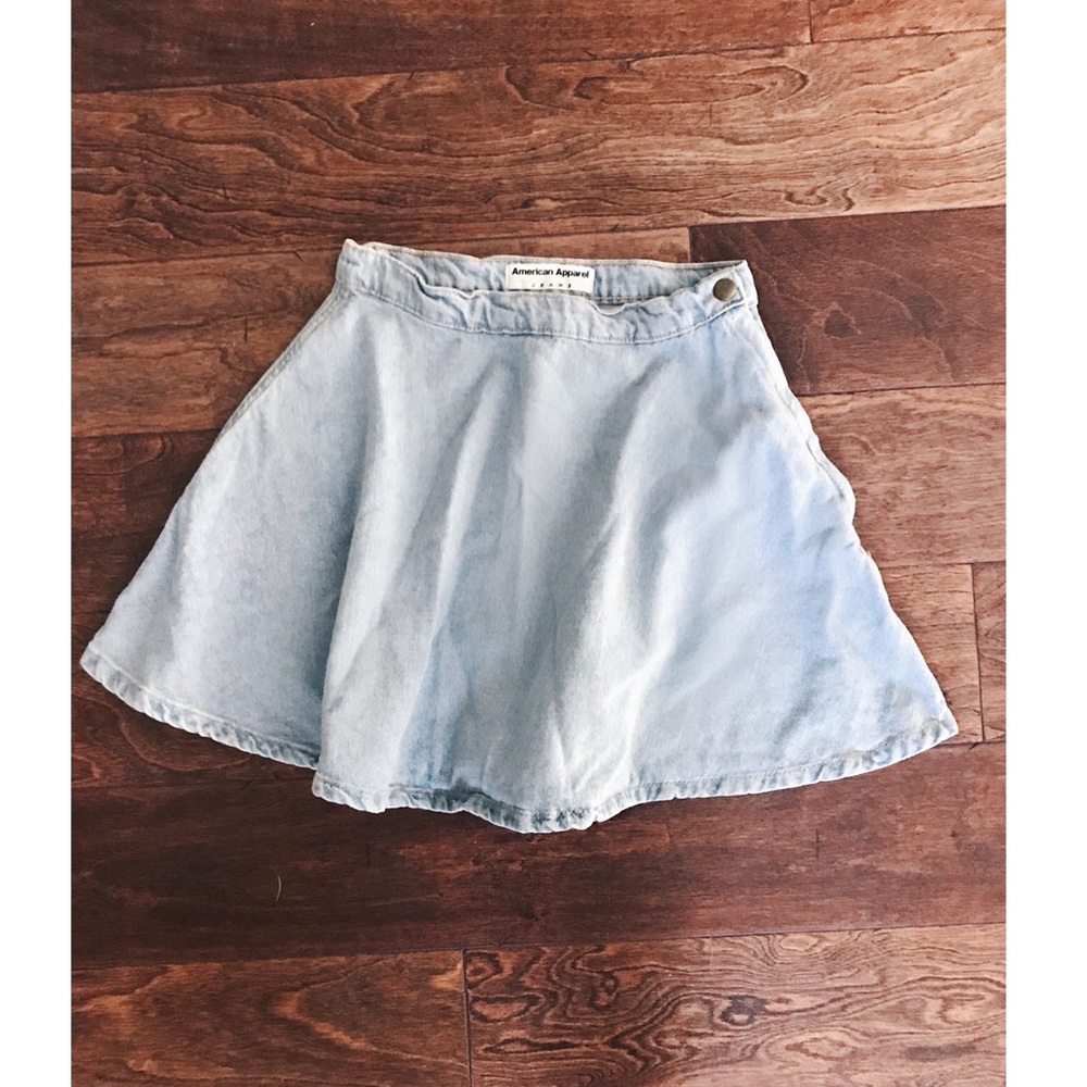 Denim circle skirt from American Apparel
